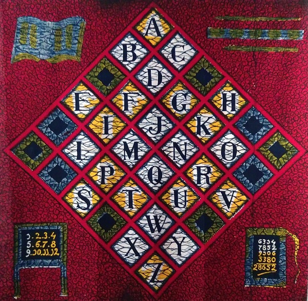 Haarlem's Alphabet textile, from a Vlisco exhibition